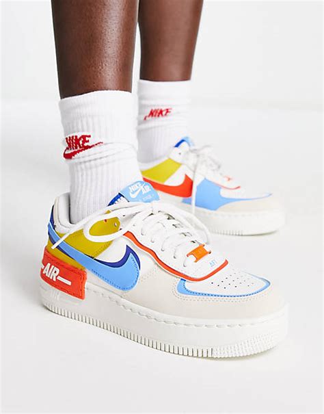 nike air force met kleurtjes|Nike af1 trainers.